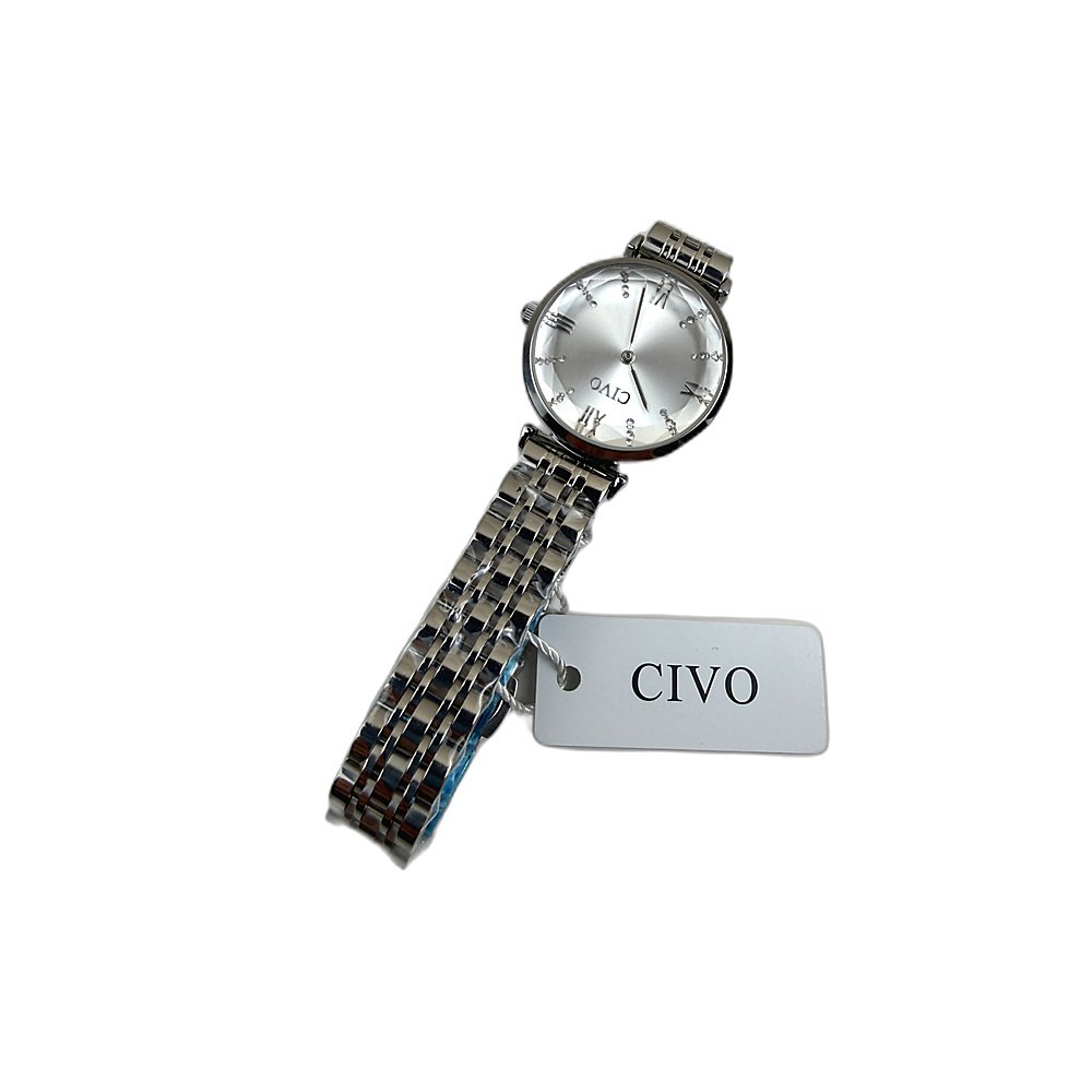 IMG_2003 CIVO Sieviešu pulksteņu komplekts ūdensnecaurlaidīgs nerūsējošā tērauda minimālisma analogais rokas pulkstenis