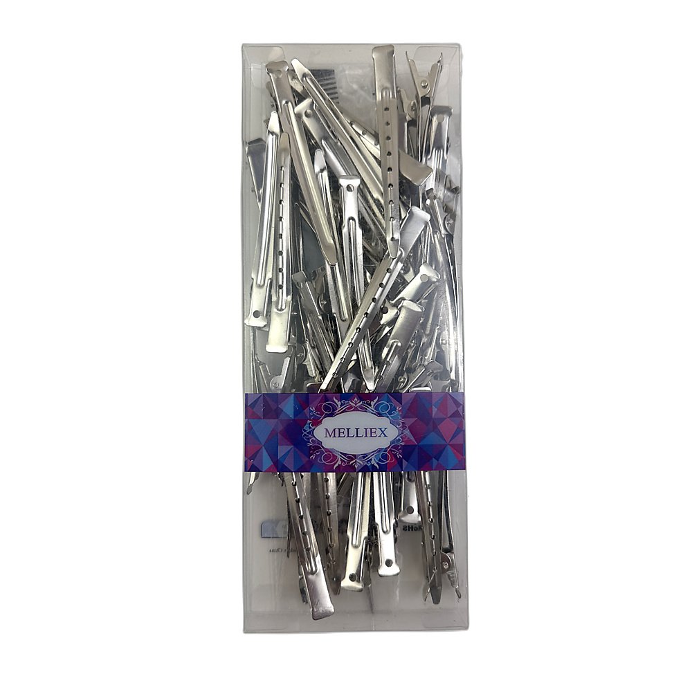 IMG_2025-1 MELLIEX 24 x 3.5 collu (≈ 9 cm) sprādzes matiem metāla matu veidošanas sprādzes ar ķemmi