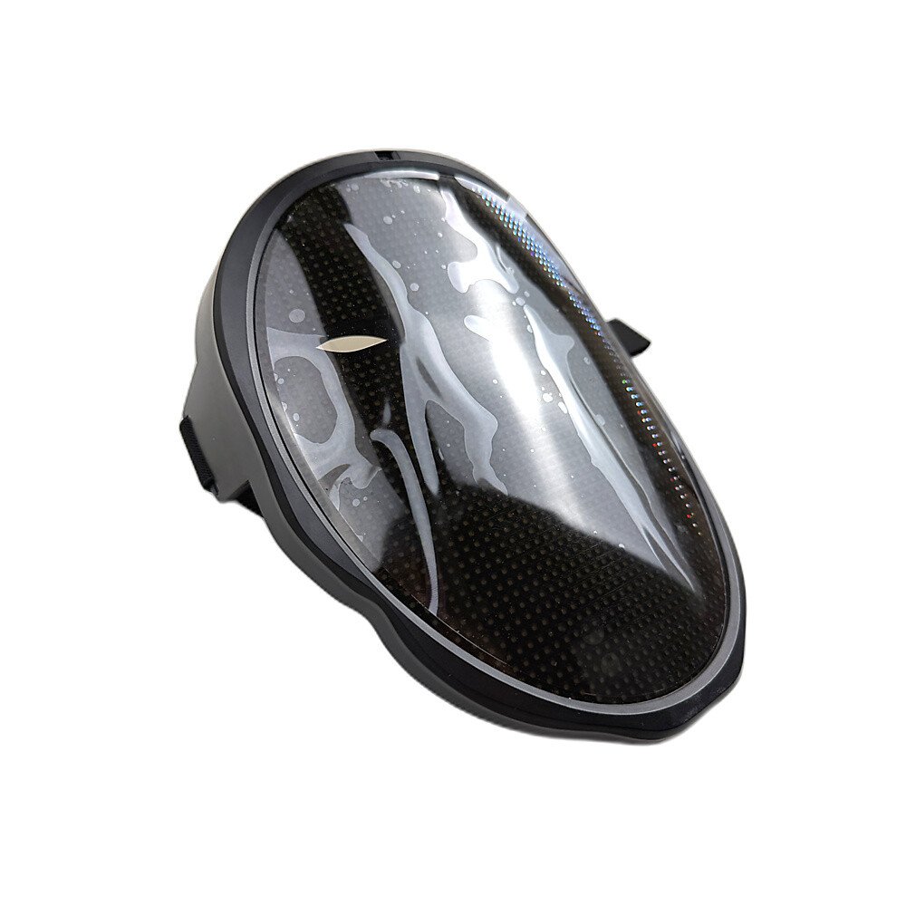 IMG_2142 Depointer Life LED mask with Bluetooth saderīgu lietotni, pielāgojama spīgulīšu maska, unisex pieaugušajiem