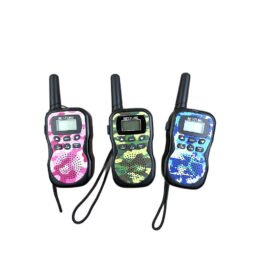 Nestling walkie talkie rācijas bērniem, 3 gabali, apgaismotu LCD lukturīti