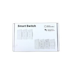 SM-SW102 Viedais gaismas slēdzis, WiFi gaismas slēdzis, viedā sienas slēdzis, Alexa gaismas slēdzis, saderīgs ar Alexa, Google, Smart Life, bez centrmezgla prasības, 3-virzienu