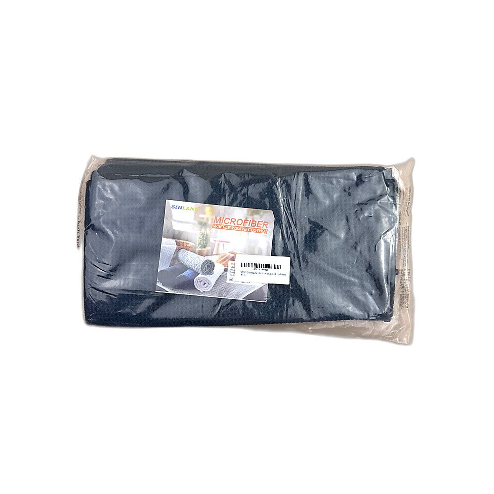 IMG_2227 SINLAND mikrošķiedras dvieļu komplekts mazgāšanai un tīrīšanai, 6 gabali, pelēki un melni