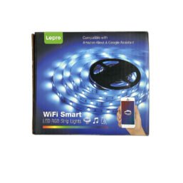 Lepro 10 m LED lentes, WiFi savienotās LED lentes, RGB multikoloru LED istabai, balss vadība, APP kontrole, saderīgas ar Alexa, Google Home (2 x 5 m)