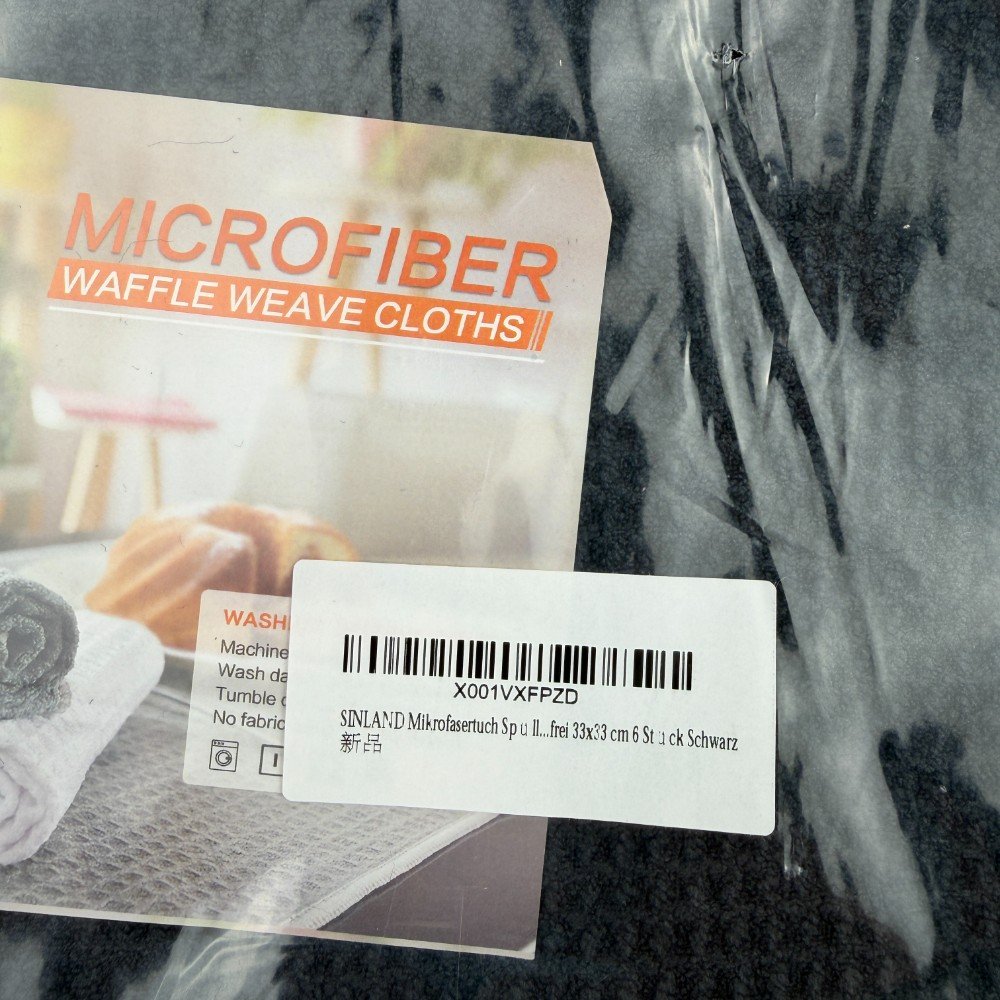 SINLAND_mikro__iedras_dvie_u_komplekts_m-2 SINLAND mikrošķiedras dvieļu komplekts mazgāšanai un tīrīšanai, 6 gabali, pelēki un melni