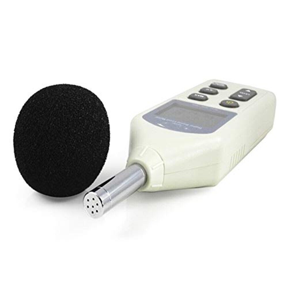 WS1361 Digitālais metrists Digitālais skaņas līmeņa metrists spiediena testers 30-130dB decibelu trokšņa mērīšanai portatīvais testers