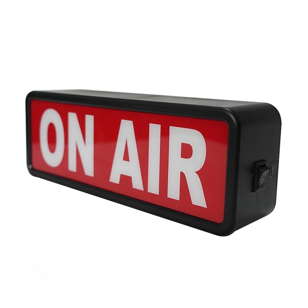 ON-AIR-LED-gaismas-ierakstu-br_din_juma-z_me-vienk_r_s-iesl_g_anasizsl_g_anas-sl_dzis-gaismojo_a-p_rrai_u-z_me-studijaim_j_muz__mumamgalda-vai-sienas-dekor__anai ON AIR LED gaismas ierakstu brīdinājuma zīme - vienkāršs ieslēgšanas/izslēgšanas slēdzis - gaismojoša pārraižu zīme studijai/mājām/uzņēmumam/galda vai sienas dekorēšanai
