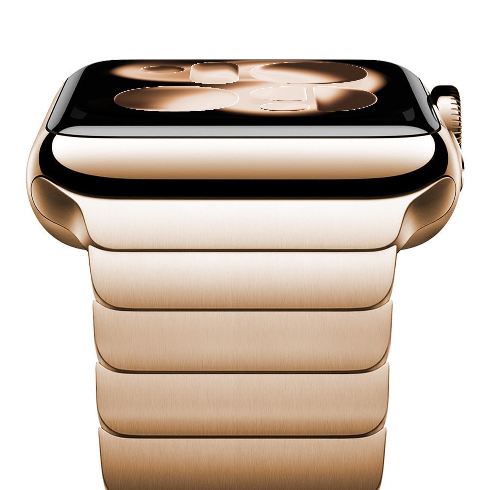 NewWays nerūsējošā tērauda siksniņa Apple Watch sērijām (gold) NewWays nerūsējošā tērauda siksniņa Apple Watch sērijām (gold)
